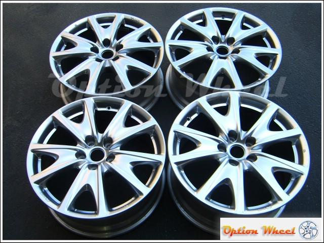 Set of 4 infiniti g37 18" oem factory wheels rims 73716 / 73717