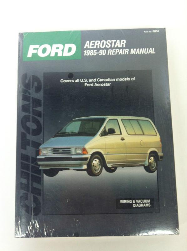 Chilton manual aerostar 1985-90 repair manual, read for more info sealed!!!