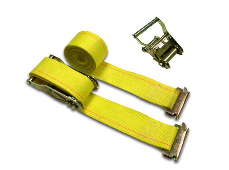 E-track ratchet strap w/ e-fittings. 2" x 12'   (2) 