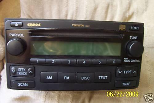 05 -toyota -metrix - radio 6 cd changer player