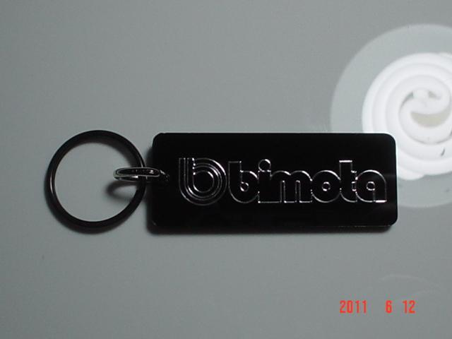 Bimota motorcycle key chain black & chrome tesi oronero biposto db9 desiderio