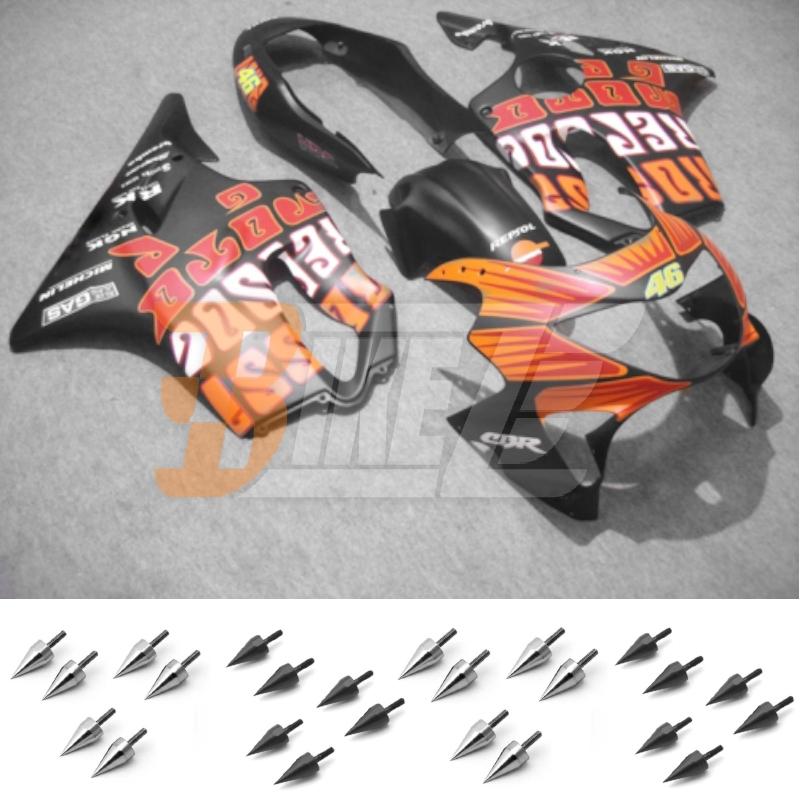 Free bolt kit! body frame fairing kit bodywork for honda cbr600 f4 1999 2000 al