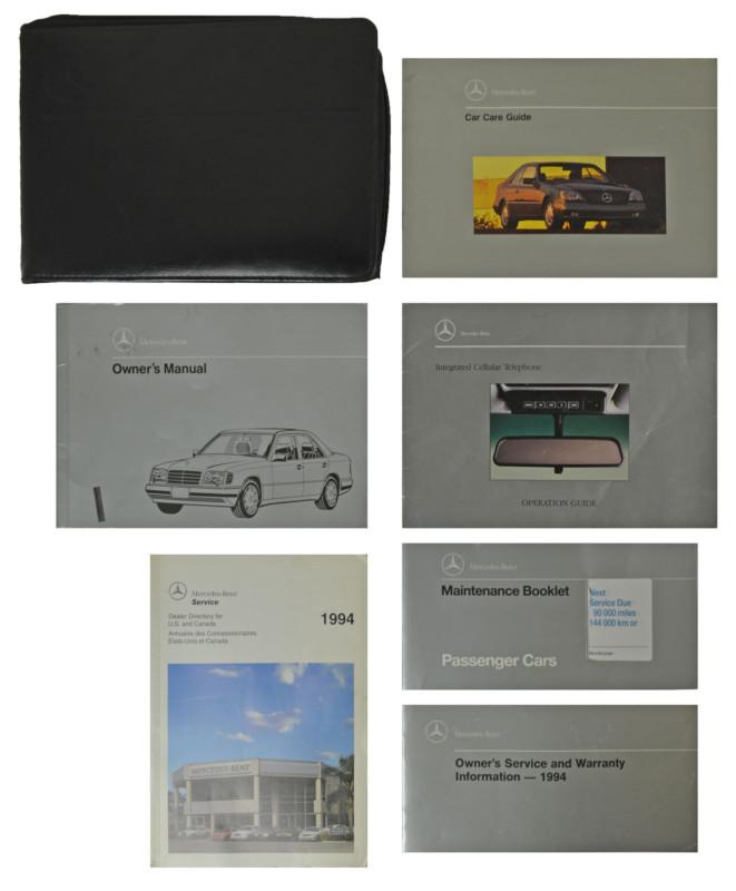 1994 94 mercedes benz e 320 e 420 e 500 class owners operators manual book case