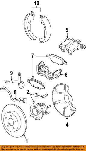 Gm oem 96626080 rear abs wheel sensor/abs wheel speed sensor