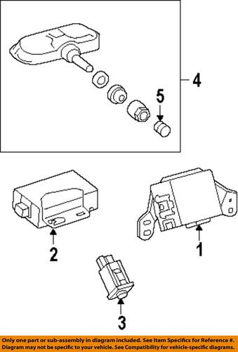 Toyota oem 4260706011 tire pressure sensor/part