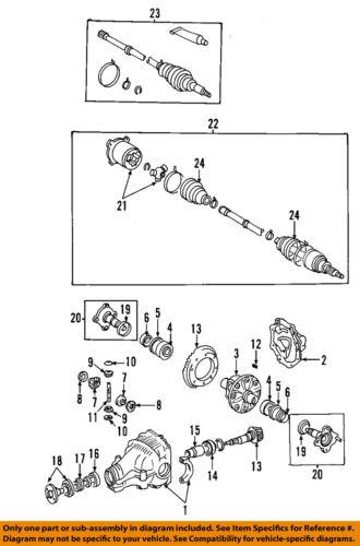 Toyota oem 9031138068 seal, pinion/differential pinion seal