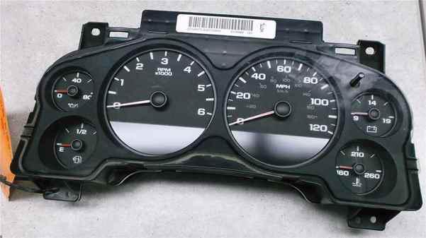 08-09 sierra silverado speedo speedometer cluster oem