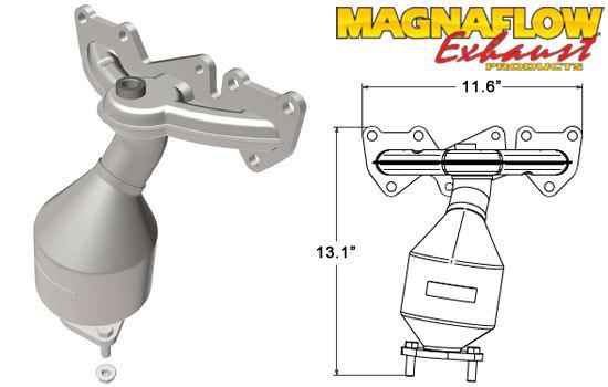 Magnaflow catalytic converter 51856 for hyundai sonata