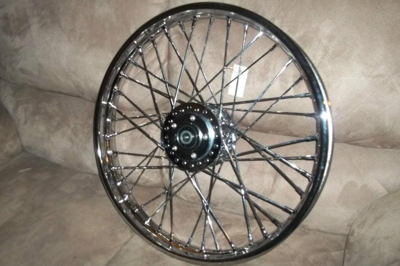 1978-1983 21 x 1.85 40 spoke sportster narrow  wheel brand new in box