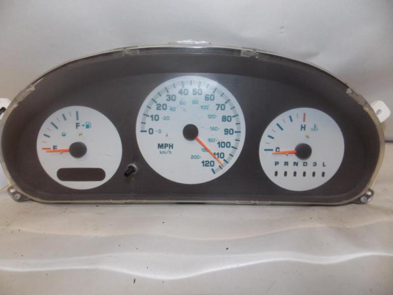 03-03 plymouth voyager caravan 100k instrument cluster speedometer 2003 #7007