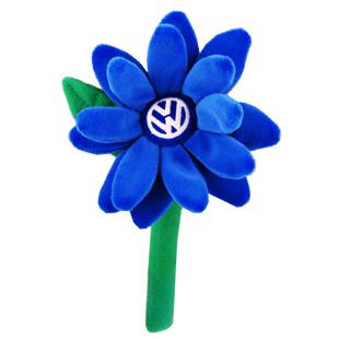 New genuine volkswagen beetle blue plush daisy flower vw oem driver gear 