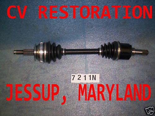 Chrysler town & country left cv joint axle shaft