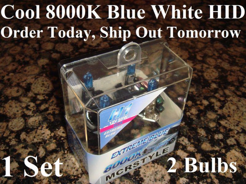 H1 8000k xenon hid foglight fog light halogen bulbs