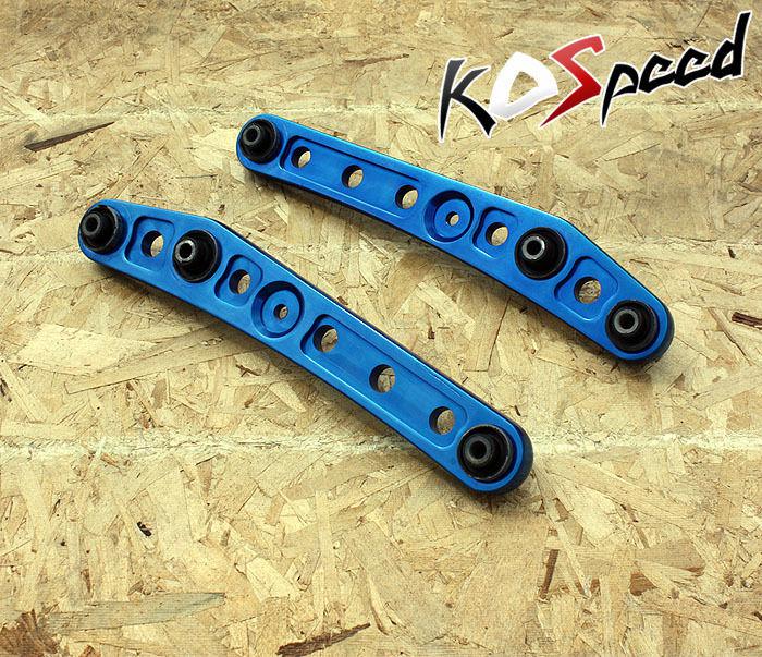 Blue aluminum rear lower control arm civic/del sol/integra ec ed eg eh ej1 dc1