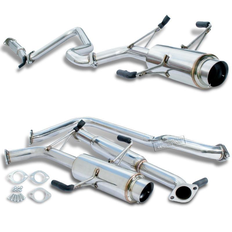 Nissan altima turbo booster stainless steel catback exhaust muffler tip silencer