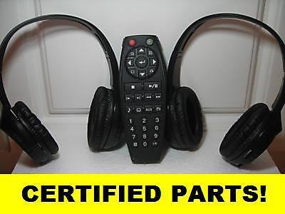 Wireless ir headphones & dvd remote for 2007 2008 2009 saturn outlook