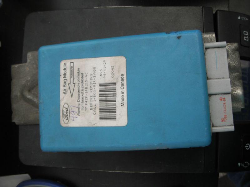 1995 ford mustang airbag computer module # f4zf 14b215 ac  #020913h