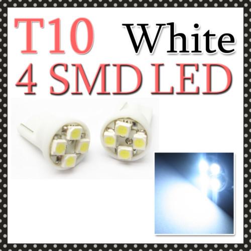 T10 168 194 4-smd wedge bulbs turn signal white led