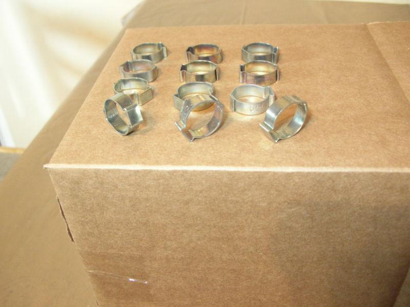 Harley panhead shovelhead sportster oil line clamps nos 