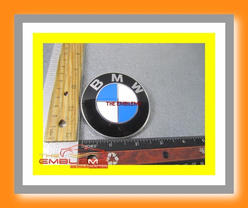 Genuine bmw 3 series e21 e30 e36 e46 e92 rear trunk emblem round oem 51148219237