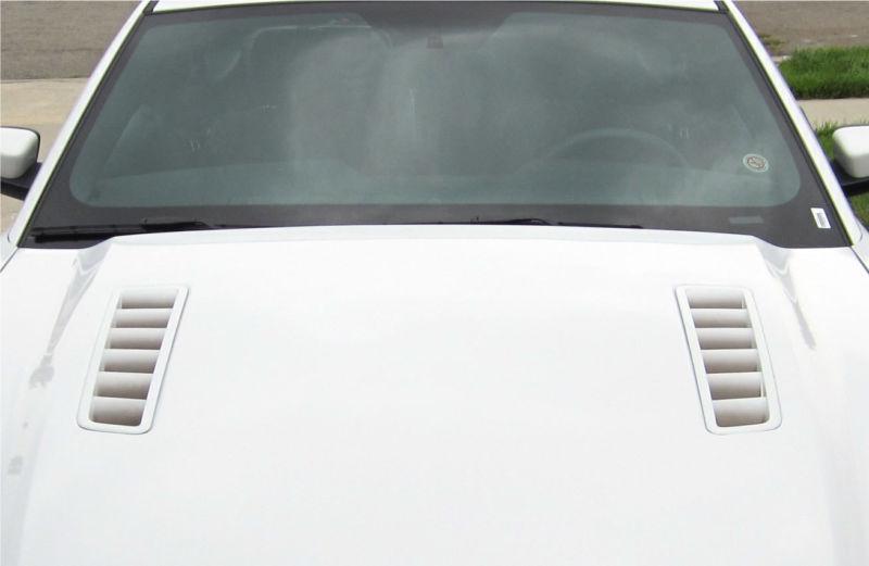 2013-2014 mustang fading hood vent decals inserts 