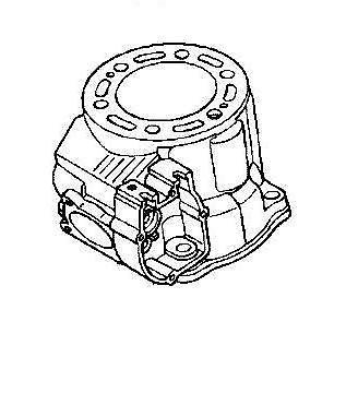 New genuine honda oem 2005 cr250 cr250r cylinder and piston kit