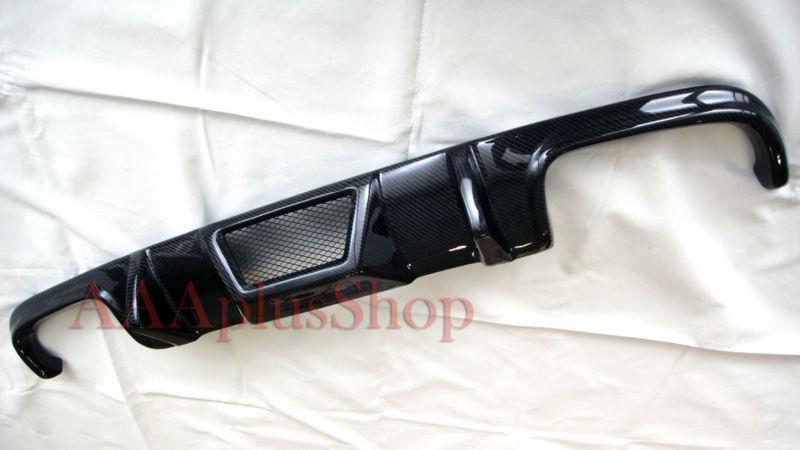 Mercedes benz 2006-2010 w219 cls63 cls55 amg f1 style carbon fiber rear diffuser