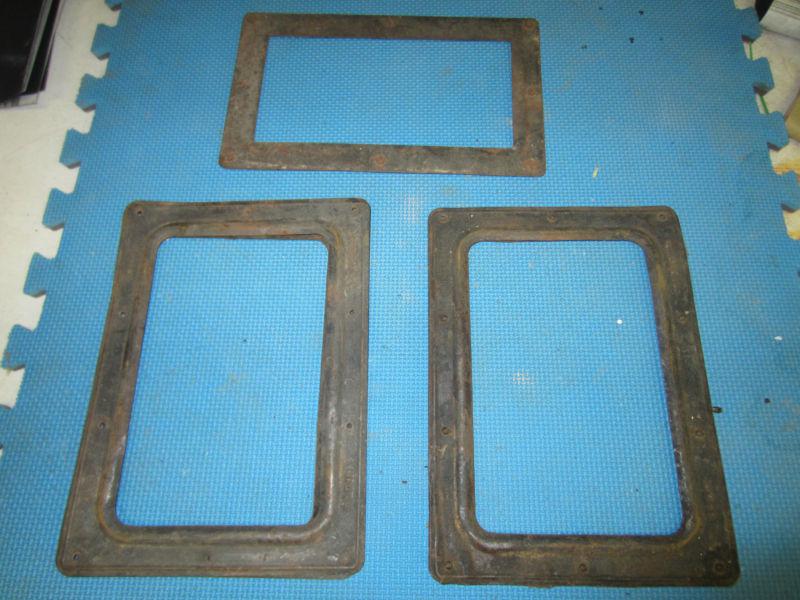 Model t ford open car rear window frames