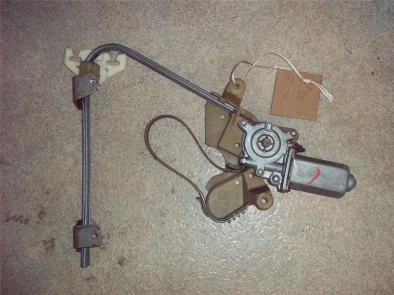 89-93 cadillac sedan deville fwd rear drivers side window regulator and motor