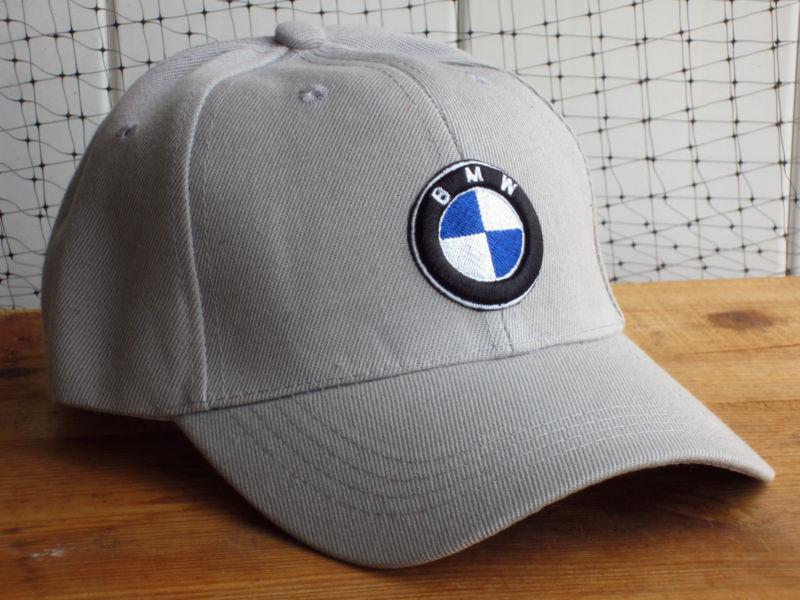 New nwt bmw classic logo gray baseball golf fishing drive hat cap automobile car