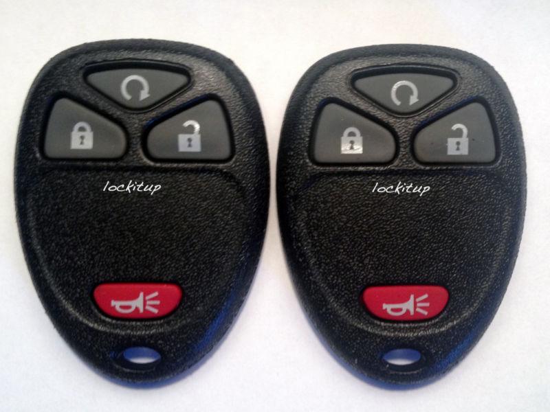 Two new gm remote start key fob keyless entry remote free programming