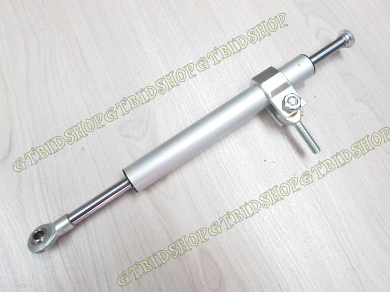 Universal 6-steps adjust steering damper motor silver 7d