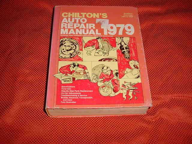 Chilton's auto repair manual 1972 -thru- 1979