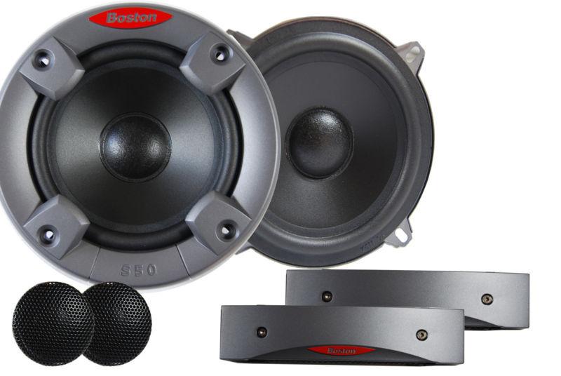 Boston acoustics s50 5.25" 2 way 300w component car audio panel speakers system