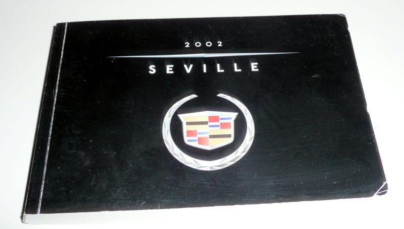 2002 02 cadillac seville factory owners manual only … free ship