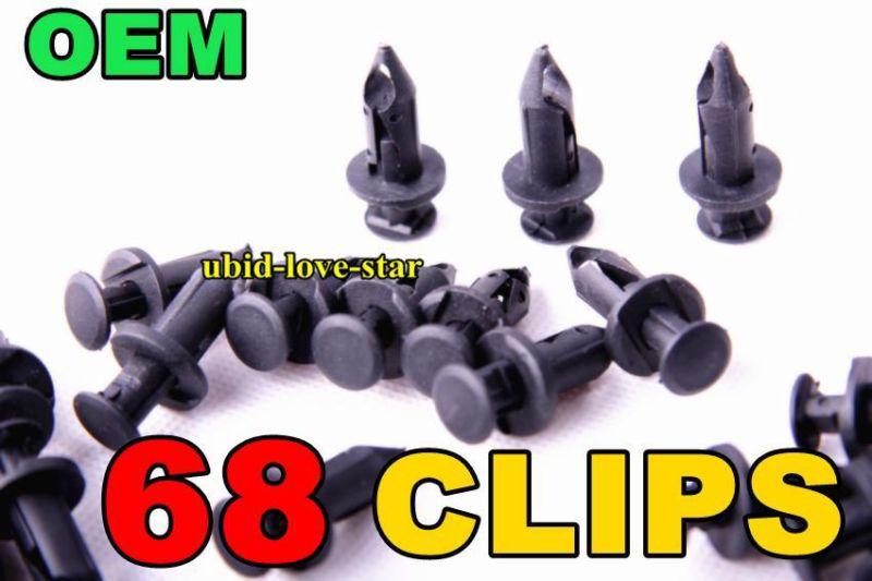 68 fender clips body rivets 07-10 polaris sportsman 400 500 600 800 click