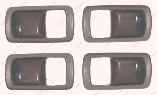 92 - 96  4 pcs set  door handle bezel trim cover casing brown fits: toyota camry