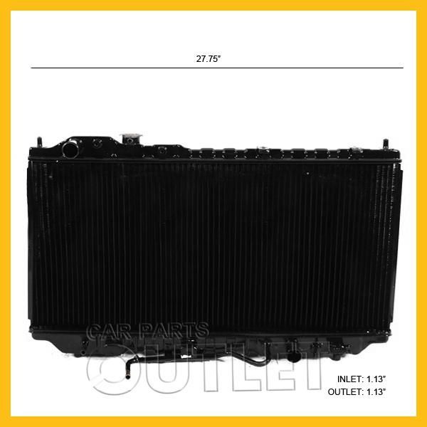 95 96 97 98 mazda protege radiator assembly 1.8 l4 a/t 1.5l 4cyl automatic w/toc