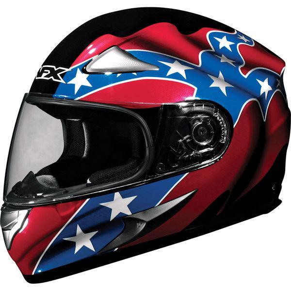 Black m afx fx-90 rebel full face helmet