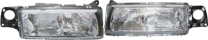 Headlight headlamp assembly pair set both driver passenger side left+right lh+rh