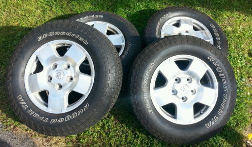 Toyota tundra trd off road wheels and tires