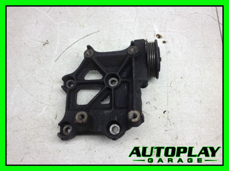 95-98 nissan 240sx ac a/c compressor bracket mount with pulley oem s14