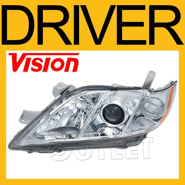 07-09 camry head light lamp japan built xle len&hsg left driver side assembly