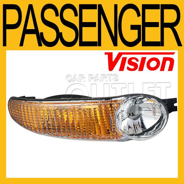 01-06 yukon denali bumper signal parking running light lamp assembly right r new