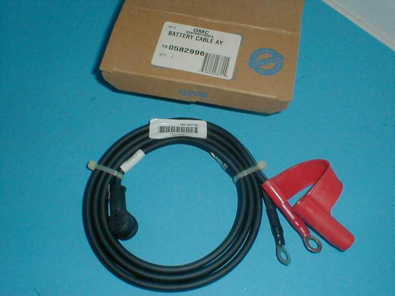 Johnson evinrude omc battery cables 0582996