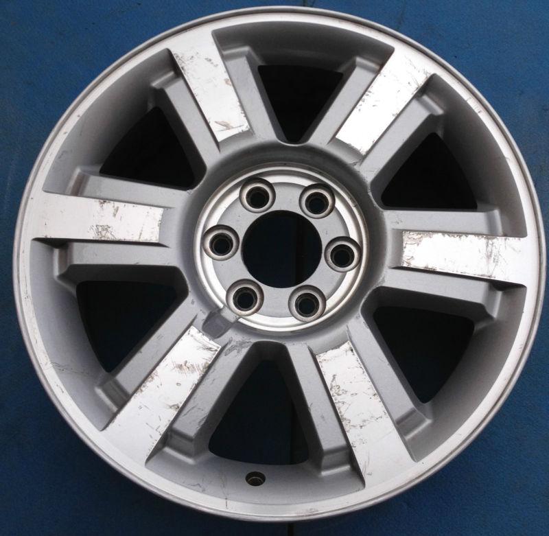 One 2006-2008 ford f150 pickup 20" factory oem wheel rim machined silver fair