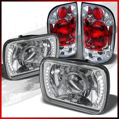 95-96 tacoma projector headlights w/super-bright led + altezza style tail lights