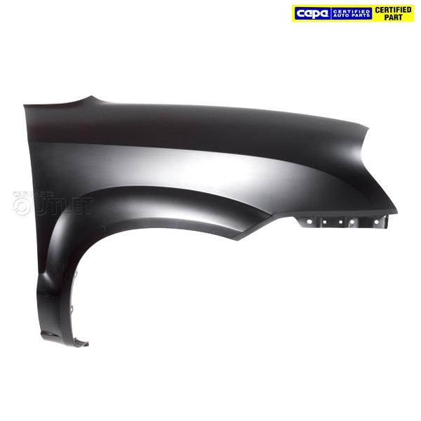 Right fender hy1241135c primered capa for 2005-2009 hyundai tucson 2.0l wo flare