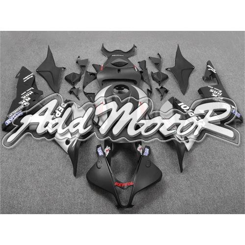 Injection molded fairing cbr600rr 07-08 cbr 600 rr silver black ah6771