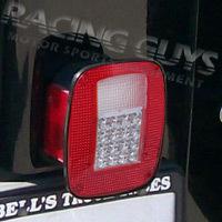 1995-1998 jeep wrangler led rear tail brake signal lights tj yj lamps backup l+r